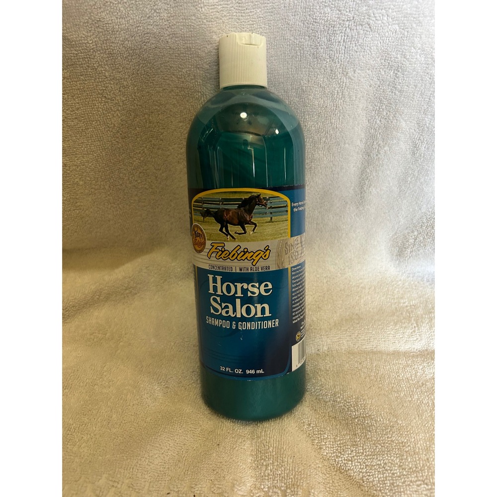 Fiebings Horse Salon Shampoo‎ and Conditioner with Aloe Vera 32oz Concentrated